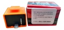 FLASH DESTELLADOR SIN SONIDO CUADRADO 12V NARANJA