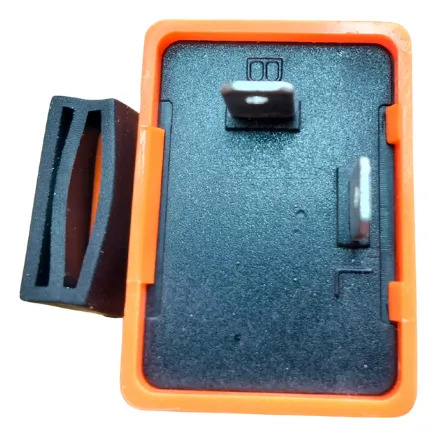 FLASH DESTELLADOR SIN SONIDO CUADRADO 12V NARANJA