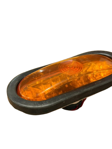 PLAFON NORMAL EMBUTIDO OVALADO HULE C/SOQ LISO AMBAR