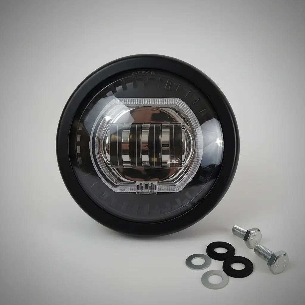 Faro Led 4 Megahiperled 6.5 Con Tres Funciones