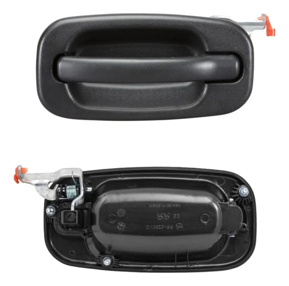 MANIJA EXTERIOR CV SILVERADO 99-06/SUBURBAN/TAHOE/SONORA 00-06/AVALANCHE 02-06  GM SIERRA 99-06/YUKON 00-06  CV CHEYENNE 99-06  CORRUGADA NEGRA PLASTICO HUSHAN Izquierdo Trasera  