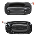 MANIJA EXTERIOR CV SILVERADO 99-06/SUBURBAN/TAHOE/SONORA 00-06/AVALANCHE 02-06  GM SIERRA 99-06/YUKON 00-06  CV CHEYENNE 99-06  CORRUGADA NEGRA PLASTICO HUSHAN Izquierdo Trasera  