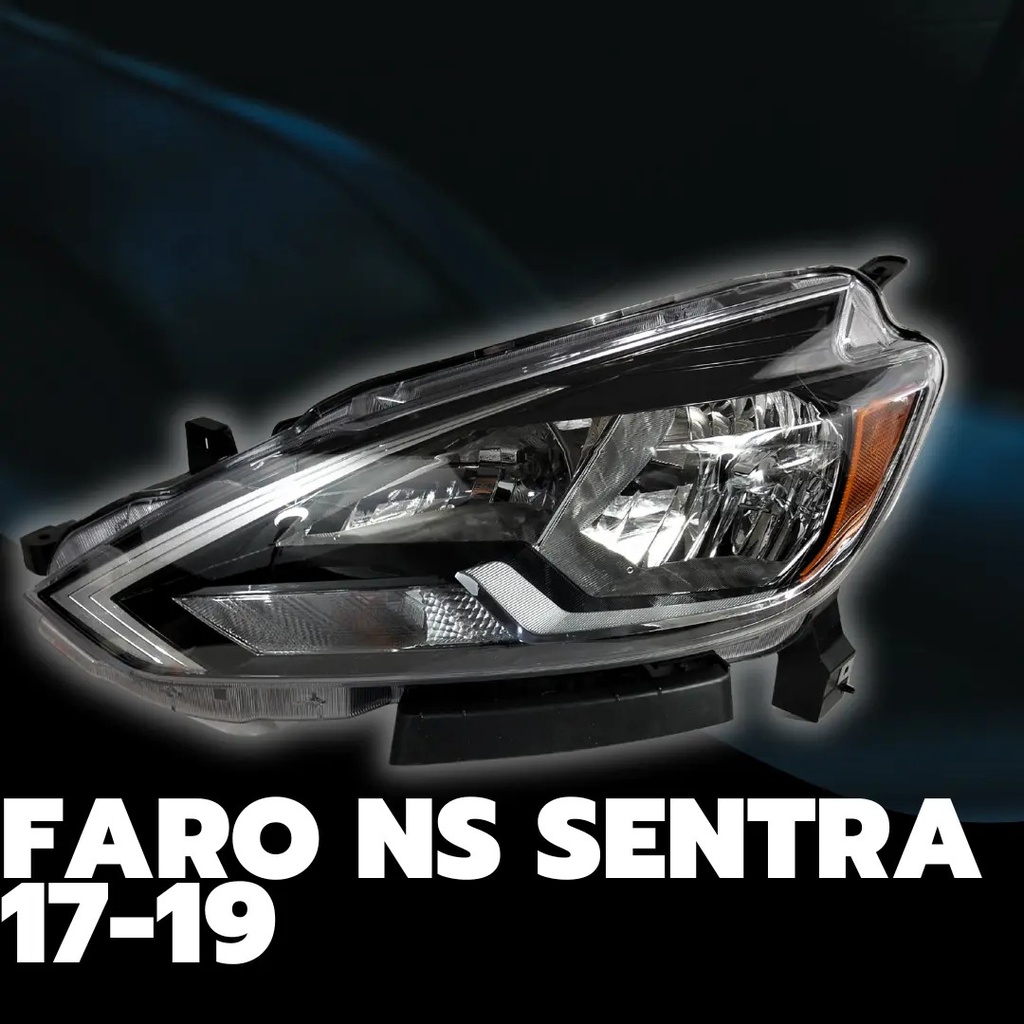 FARO NS SENTRA 17-19 LINEA NUEVA FONDO NEGRO C/FOCO DEPO DER