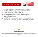 TAPETE UNIVERSAL NEGRO HULE GRUESO 2PZ G
