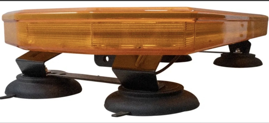 TORRETA RECT. 120 LEDS AMBAR C/FUNCIONES (60x30x7 cms)