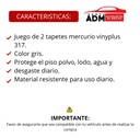 TAPETE MERCURIO VINYPLUS 317 PISO GRIS 2 PIEZAS