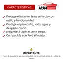 TAPETE BEIGE WINDSTAR (PASILLOS Y CAJUELA) 3 PIEZAS
