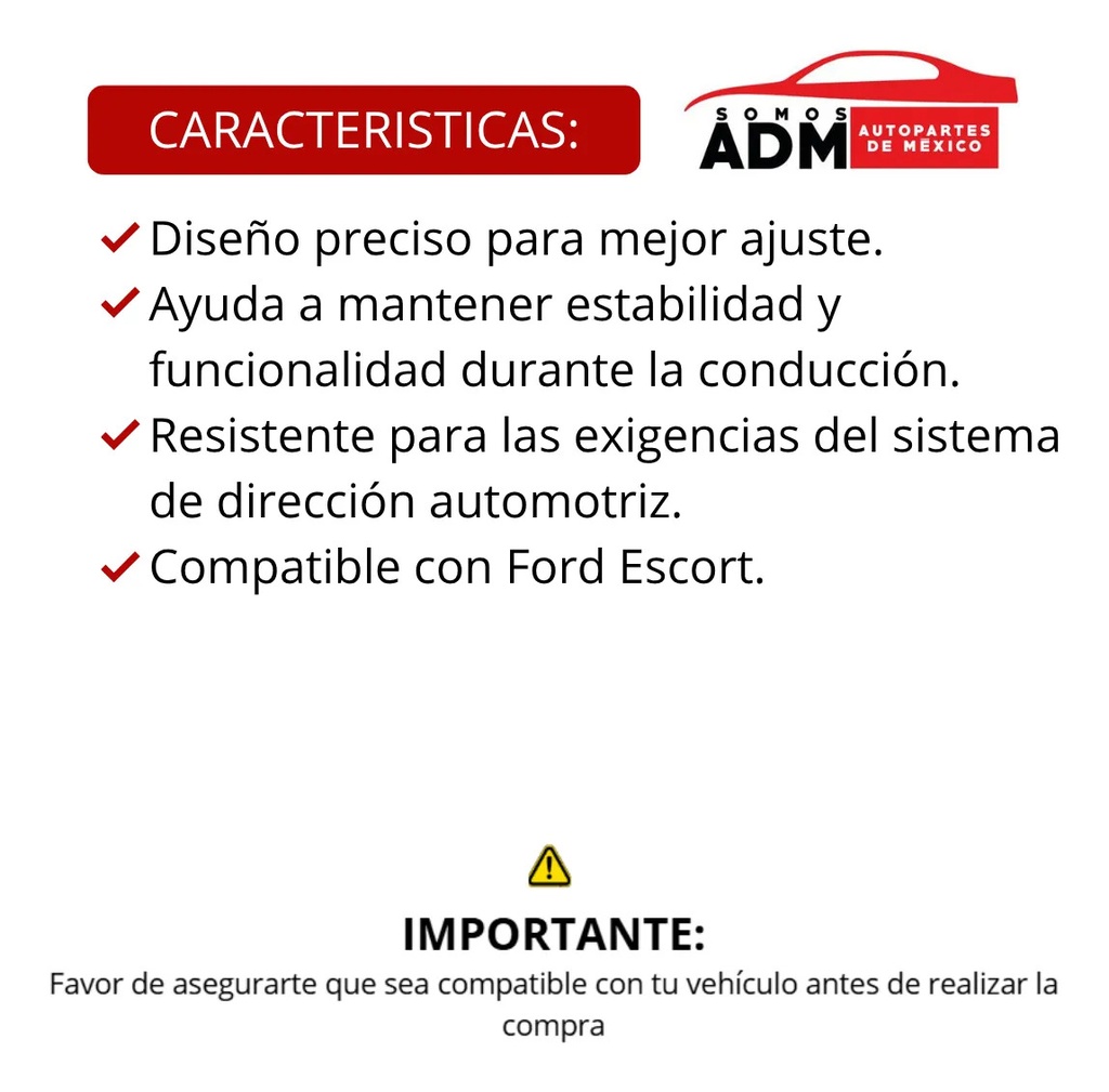 ADAPTADOR VOLANTE FD ESCORT