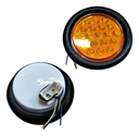 PLAFON AMBAR 4" NG 19 LEDS AMBAR H/L ESTRO