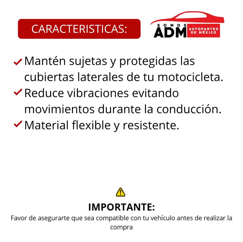 GOMA CUBIERTA LAT 10X8X8 DT125 CLASICA, DT125 DELI