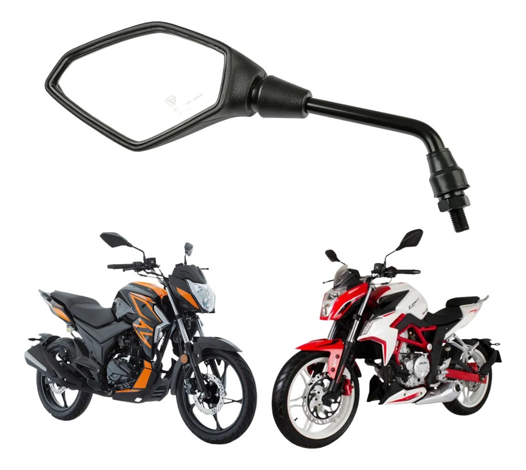 ESPEJO IZQ C/LOGO Y LEYENDA VORT-X 300,200Z