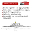 ESPEJO IZQ C/LOGO Y LEYENDA VORT-X 300,200Z