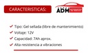 Batería De Gel Vento Original Ytx7l-bs | Vc02010041 Derecho