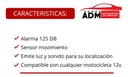 ALARMA P/MOTO 2 CONTROLES,SENSOR MOVIMIENTO