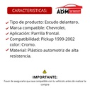 ESCUDO CHEVROLET PU 99-02 CROMO DELANTERO