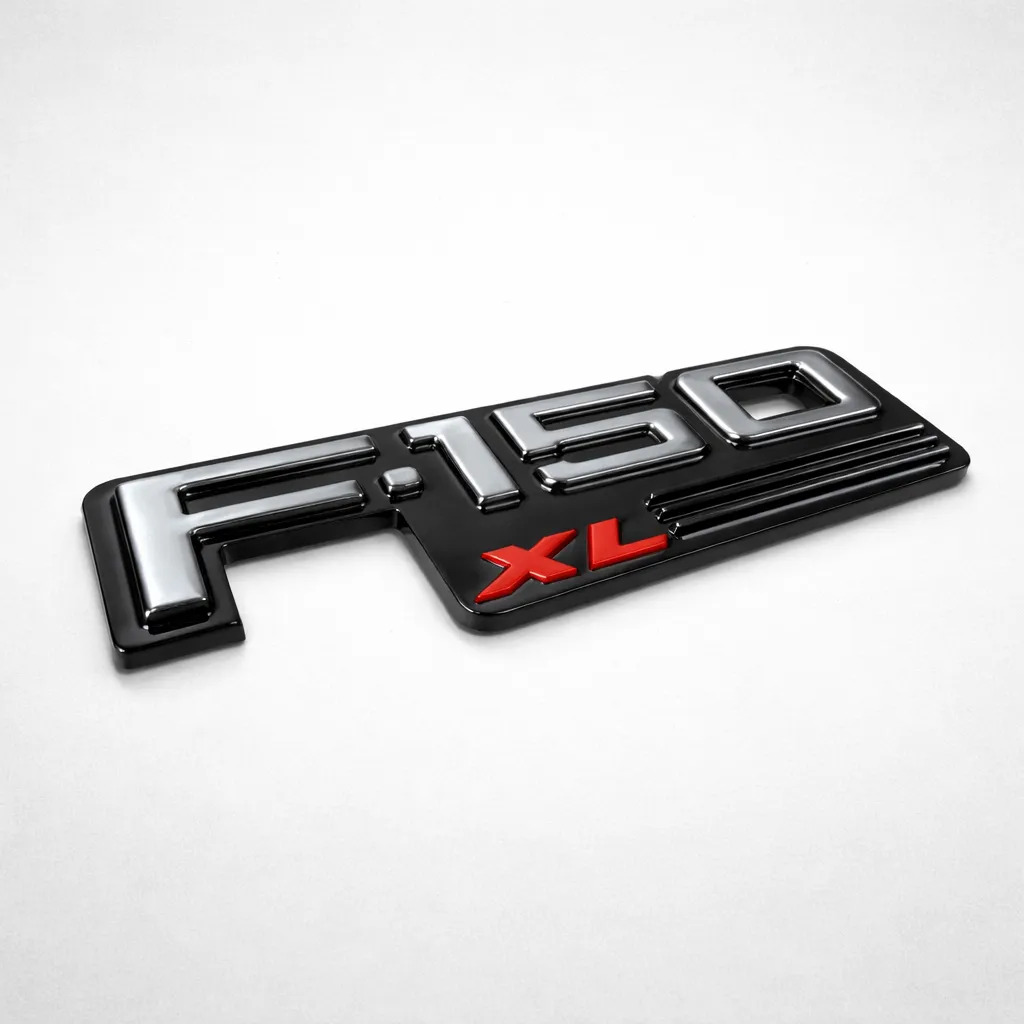 EMBLEMA LETRERO FD F-150 XL CROMO ***Hasta 