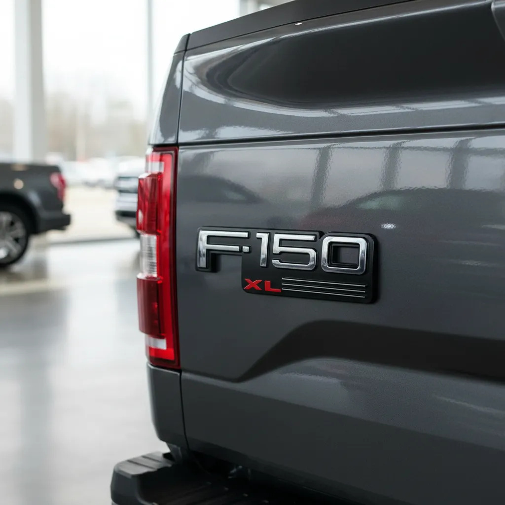 EMBLEMA LETRERO FD F-150 XL CROMO ***Hasta 