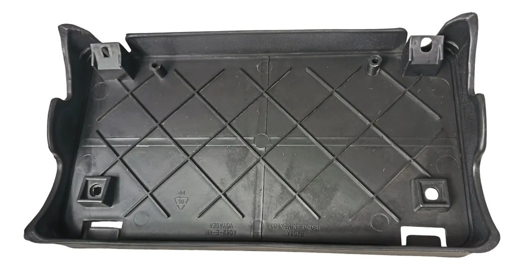 PORTA PLACA GRAN VOYAGER MOD 96-04 NEGRO MATE