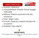 PORTA PLACA GRAN VOYAGER MOD 96-04 NEGRO MATE