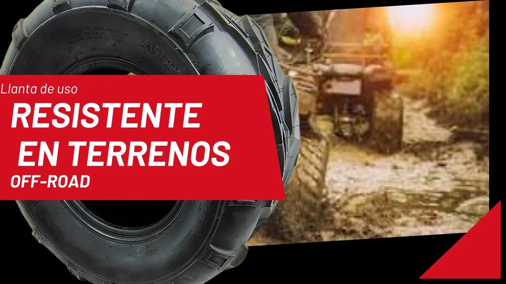 LLANTA CUATRIMOTO ATV 20X10-10 T/L ORIGINAL GAJOS