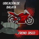 BALATA DISCO FRENO DELANTERO YAMAHA DT125/175/CRYPTON