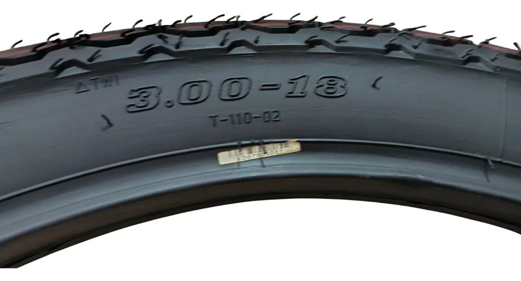 Llanta Moto Matsuma F-309-01 3.00-18 TT 200KG 52P DOT