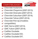 SEGURO DE PUERTA CD ESCALADE EXT/ESV  CV AVALANCHE/CHEYENNE/SILVERADO 07-13/SUBURBAN/TAHOE 07-14/PICK UP  GM SIERRA 07-13/YUKON 07-14  NEGRO PLASTICO HUSHAN Derecho/Izquierdo Delantera/Trasera  