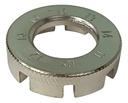 Llave Ajustadora De Rayos Universal Para Motos - Bicicletas Plateado 4 Cm