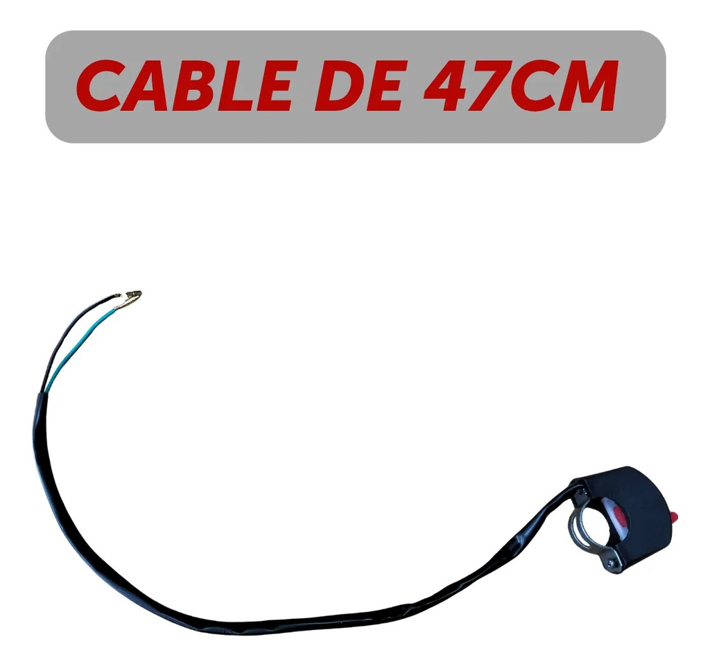 SWITCH APAGADOR UNIV. 2 CABLES BOLSA 1 pz
