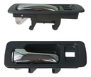 MANIJA INTERIOR HD ACCORD 4P SEDAN 90-93  CON HOYO PARA SEGURO GRIS/CROMO PLASTICO HUSHAN Izquierdo Delantera  