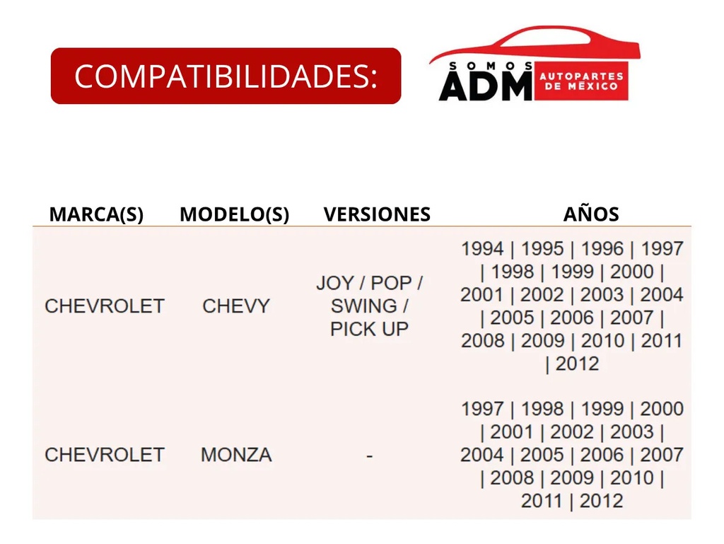 MANIJA INTERIOR CV CHEVY JOY / POP / SWING / PICK UP 94-12/MONZA 97-12  GRIS PLASTICO HUSHAN Derecho Delantera  