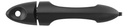 MANIJA EXTERIOR FD FOCUS 00-06  CORRUGADA NEGRA PLASTICO HUSHAN Derecho/Izquierdo Delantera  