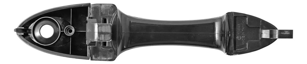 MANIJA EXTERIOR FD FOCUS 00-06  CORRUGADA NEGRA PLASTICO HUSHAN Derecho/Izquierdo Delantera  