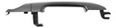 MANIJA EXTERIOR FD FOCUS 00-06  CORRUGADA NEGRA PLASTICO HUSHAN Derecho/Izquierdo Delantera  
