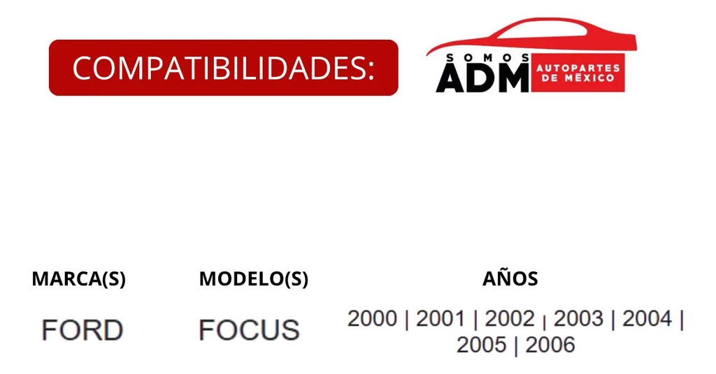 MANIJA EXTERIOR FD FOCUS 00-06  CORRUGADA NEGRA PLASTICO HUSHAN Derecho/Izquierdo Delantera  