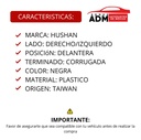 MANIJA EXTERIOR FD FOCUS 00-06  CORRUGADA NEGRA PLASTICO HUSHAN Derecho/Izquierdo Delantera  