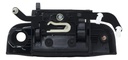 MANIJA EXTERIOR CR VOYAGER/TOWN & COUNTRY  DG CARAVAN 96-00  CON HOYO PARA LLAVE 5TA PUERTA CORRUGADA NEGRO PLASTICO HUSHAN    