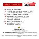 MANIJA EXTERIOR CR VOYAGER/TOWN & COUNTRY  DG CARAVAN 96-00  CON HOYO PARA LLAVE 5TA PUERTA CORRUGADA NEGRO PLASTICO HUSHAN    
