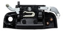 MANIJA EXTERIOR CR VOYAGER/TOWN & COUNTRY  DG CARAVAN 96-00  CON HOYO PARA LLAVE 5TA PUERTA CORRUGADA NEGRO PLASTICO HUSHAN    