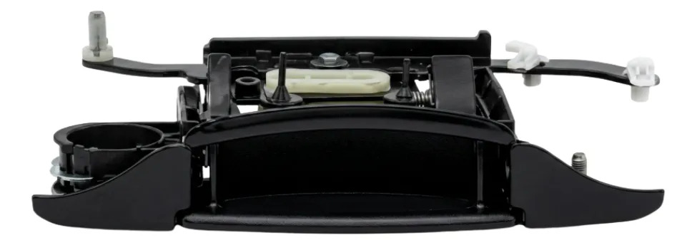 MANIJA EXTERIOR CR VOYAGER/TOWN & COUNTRY  DG CARAVAN 96-00  CON HOYO PARA LLAVE 5TA PUERTA CORRUGADA NEGRO PLASTICO HUSHAN    