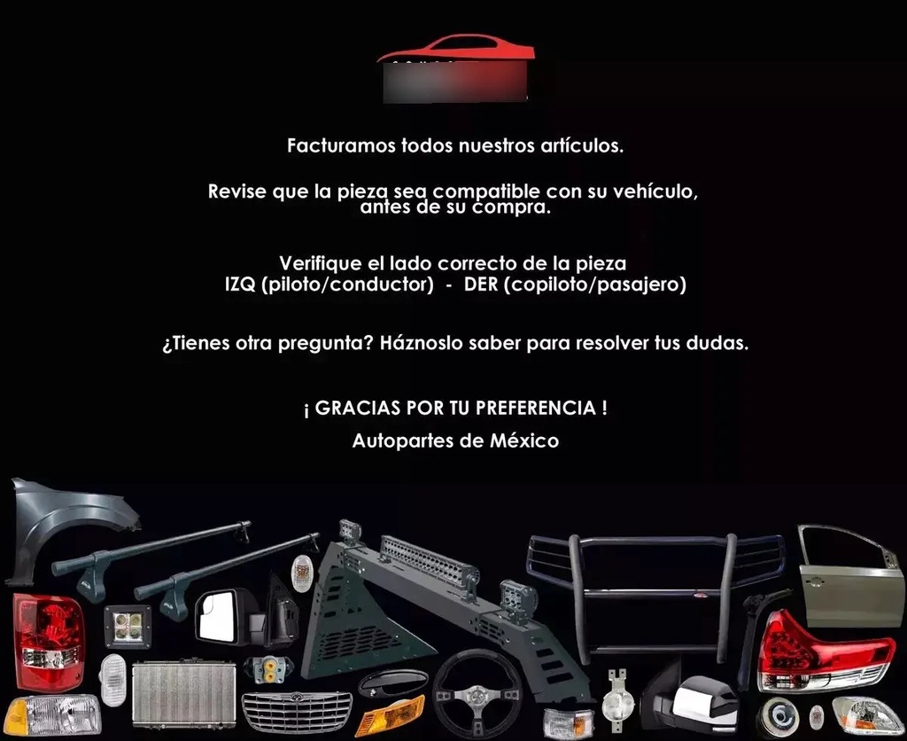 Manija Solo Bisel Chevrolet Cheyenne/ Custom/ Sierra/ 1995-1999