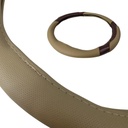 CUBRE VOLANTE "M" PIEL LINEA PLUS NEGRO/