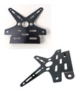 PORTAPLACA ALUMINIO DECORATIVO NEGRO