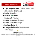 CUARTO PUNTA IZ LUV 88-96 FILO NEGRO C/FOCO LUCID DEPO (U.T.P) DER