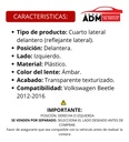 CUARTO LATERAL DELANTERO VW BEETLE 12-16 AMBAR ORIGINAL IZQ