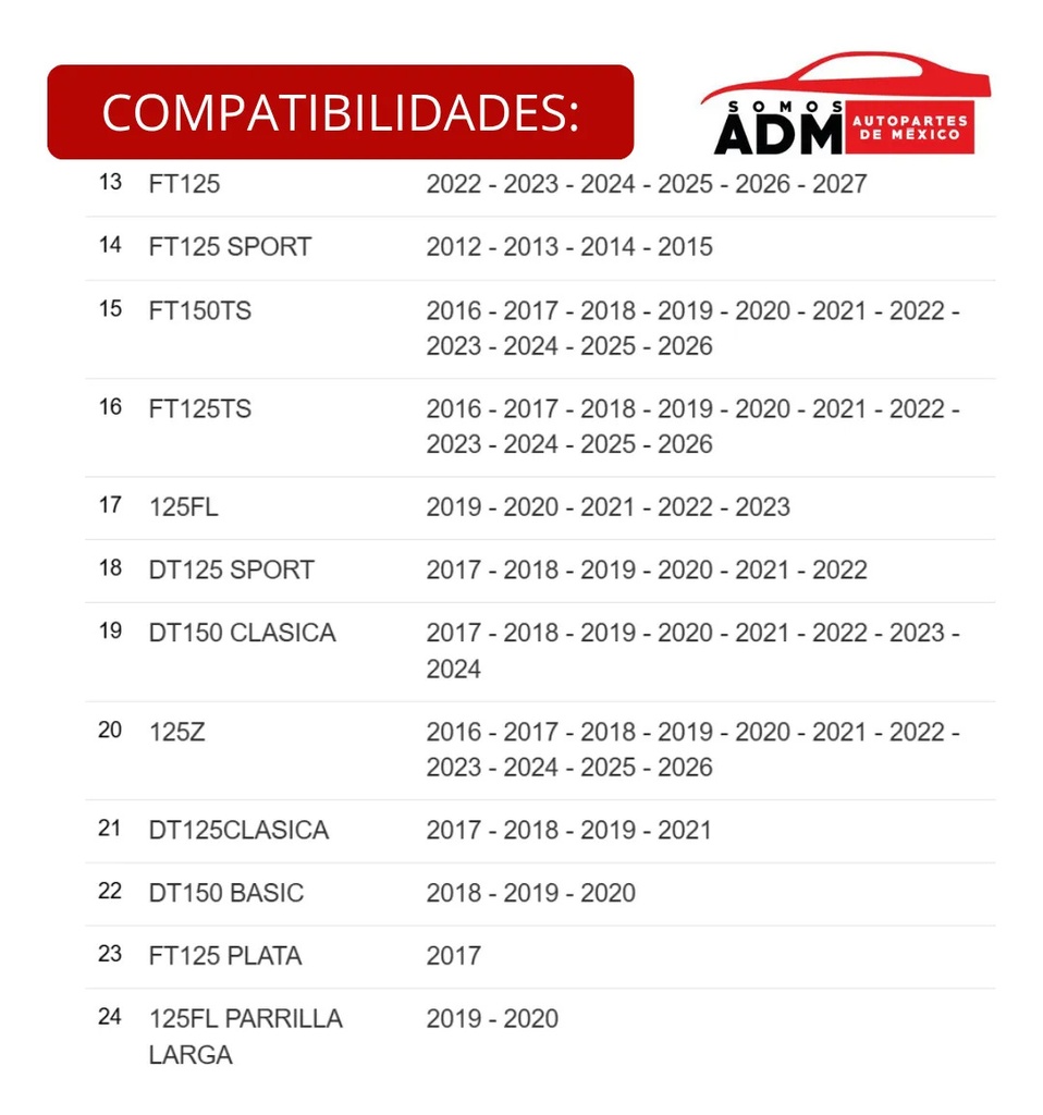 FILTRO AIRE 125Z,DT125,DT125,FT125,FT150,DT150