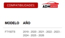 SALPICADERA TRASERA FT150TS 19-25