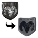 EMBLEMA LOGO PARRILLA DG STRATUS 96-99 ENCAPSULADO CROMO 4X3.5CM