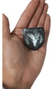 EMBLEMA LOGO PARRILLA DG STRATUS 96-99 ENCAPSULADO CROMO 4X3.5CM
