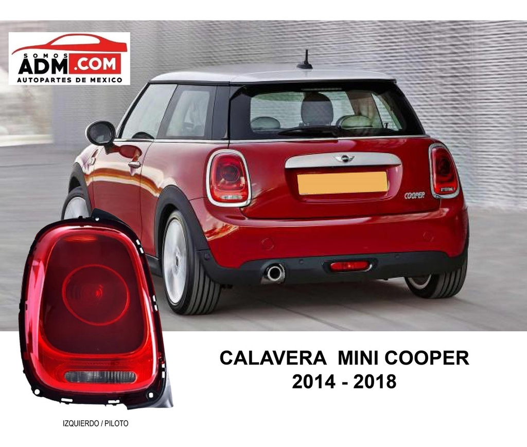 Calavera Mini Cooper 2014 2015 2016 2017 2018